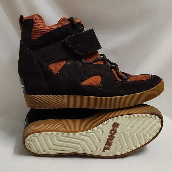 Sorel Out N About Wedge High-Top Sneakers (W Size 10) - Picture 6 of 16